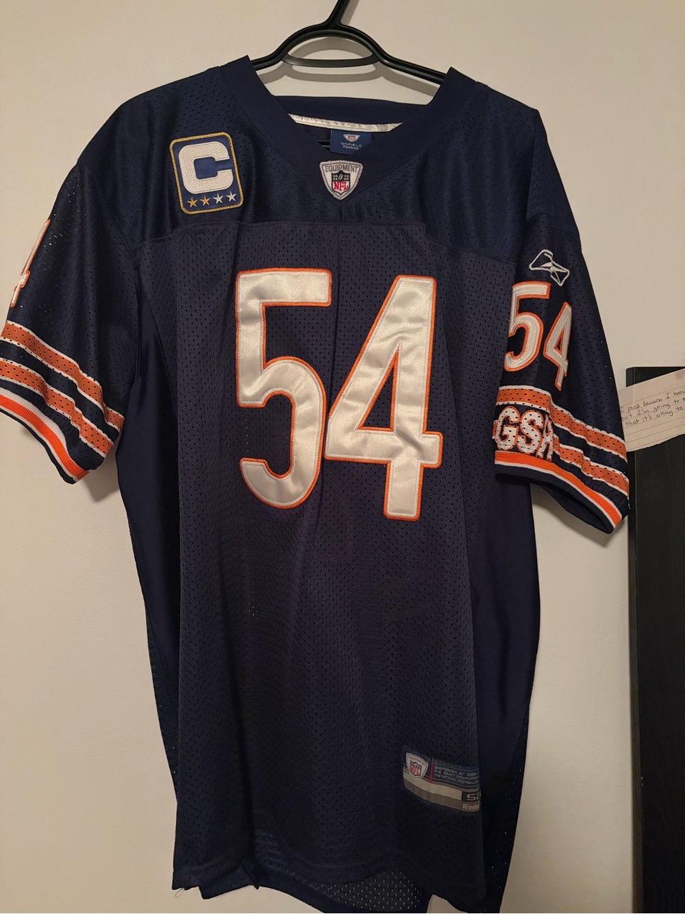 Brian Urlacher Chicago Bears Jersey “54”